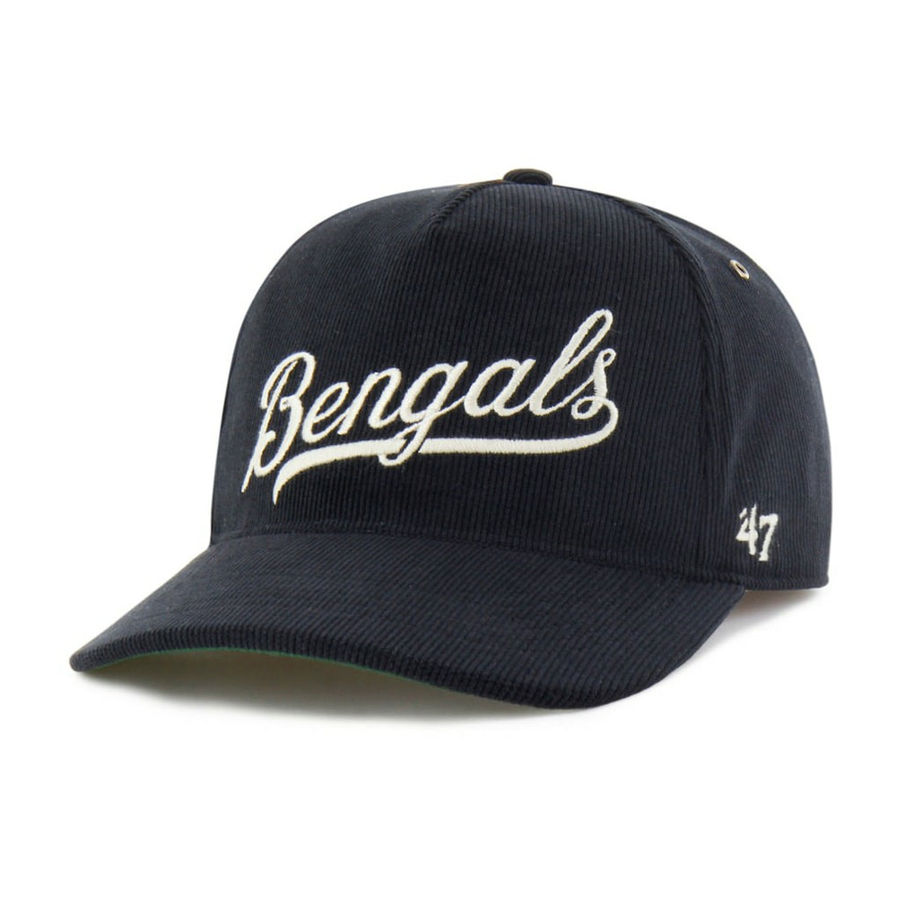 Cincinnati Bengals '47 Golden Age Corduroy Hitch Adjustable Hat Black