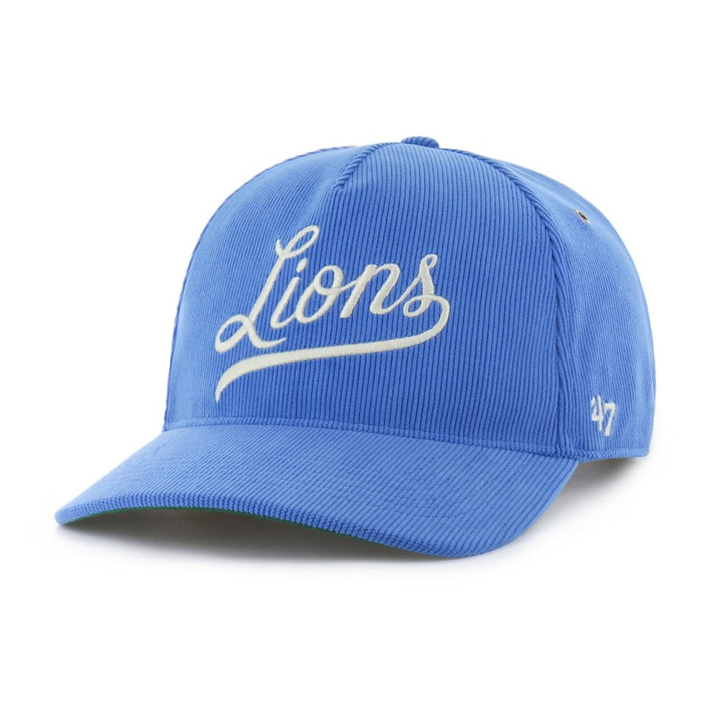 Detroit Lions '47 Golden Age Corduroy Hitch Adjustable Hat Blue