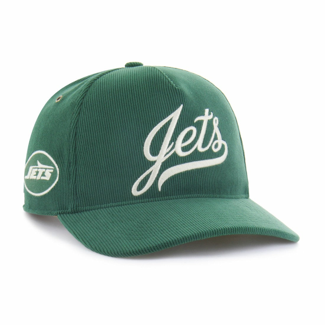 New York Jets '47 Golden Age Corduroy Hitch Adjustable Hat Green