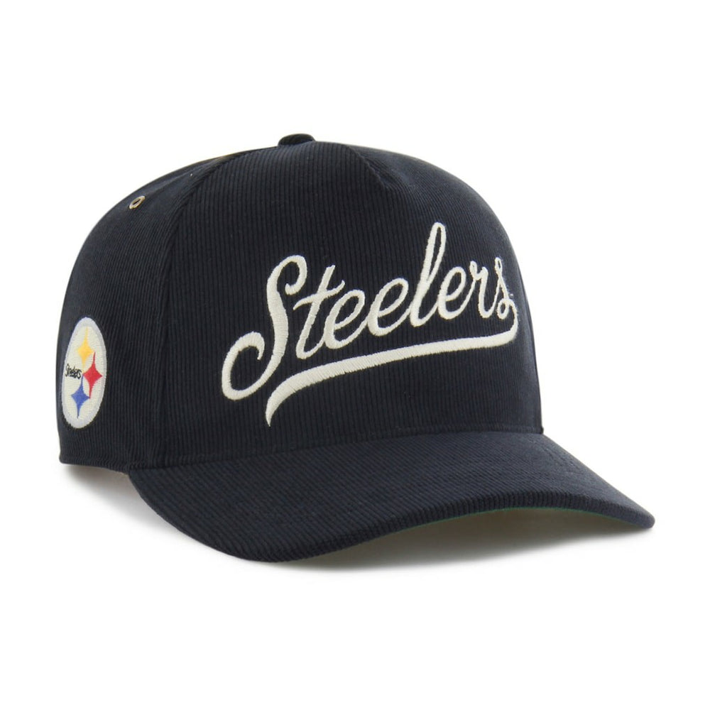 Pittsburgh Steelers '47 Golden Age Corduroy Hitch Adjustable Hat Black