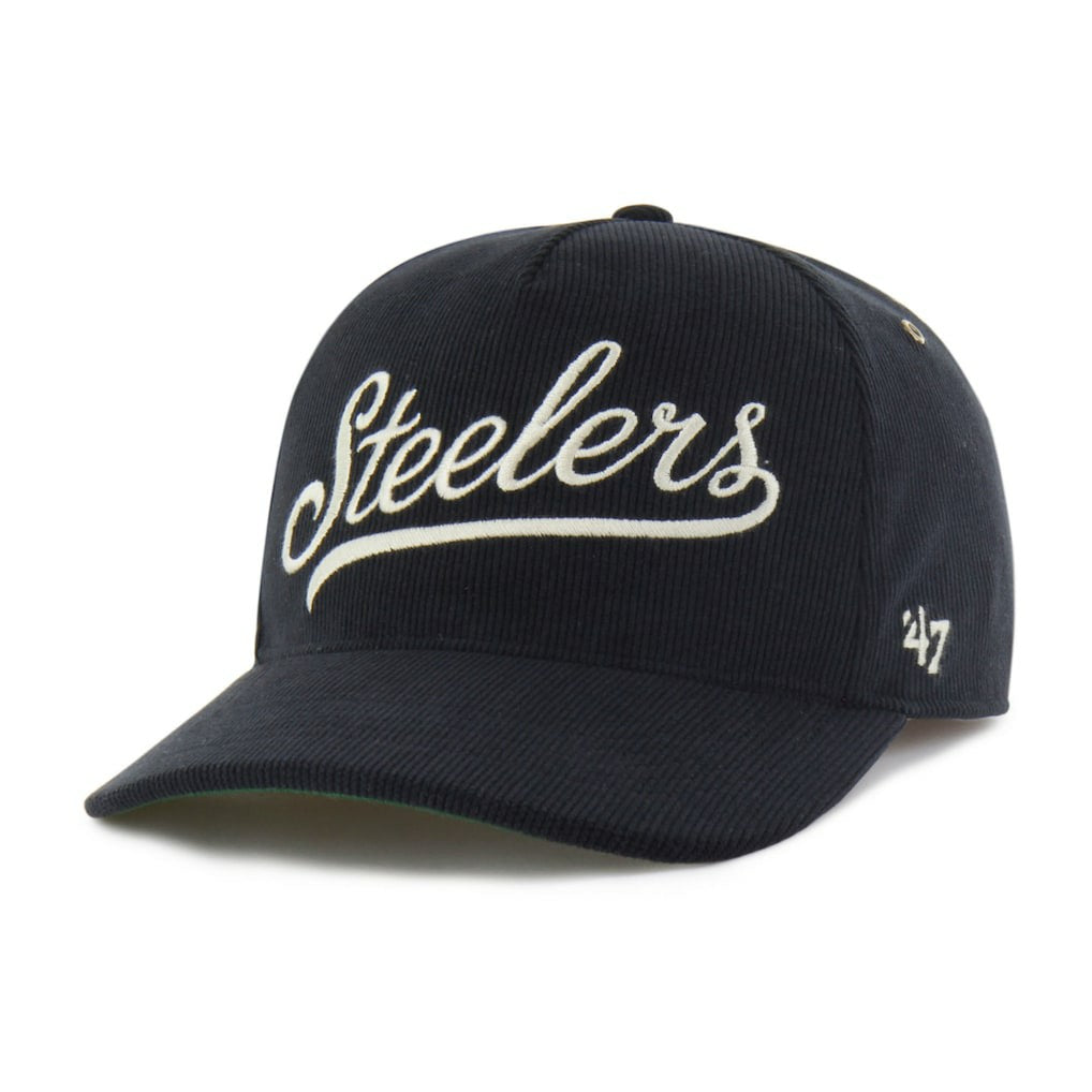 Pittsburgh Steelers '47 Golden Age Corduroy Hitch Adjustable Hat Black