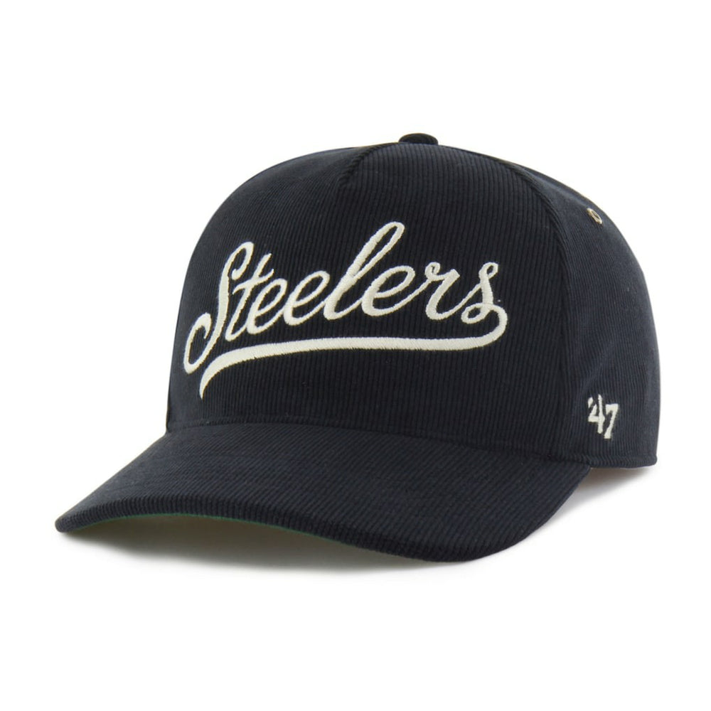 Pittsburgh Steelers '47 Golden Age Corduroy Hitch Adjustable Hat Black