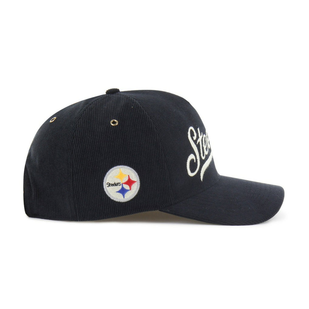 Pittsburgh Steelers '47 Golden Age Corduroy Hitch Adjustable Hat Black