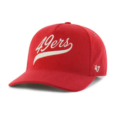 San Francisco 49ers '47 Golden Age Corduroy Hitch Adjustable Hat Scarlet