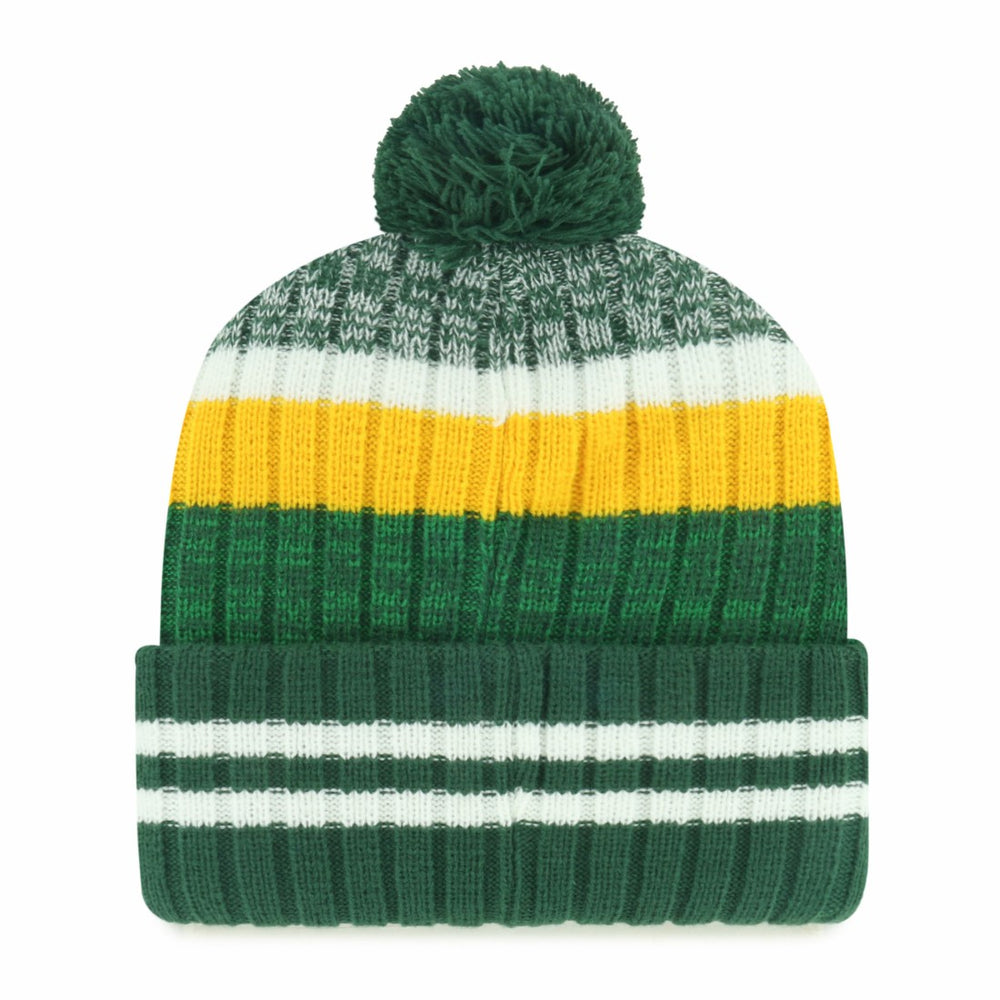 Green Bay Packers '47 Quiver Cuffed Knit Hat with Pom