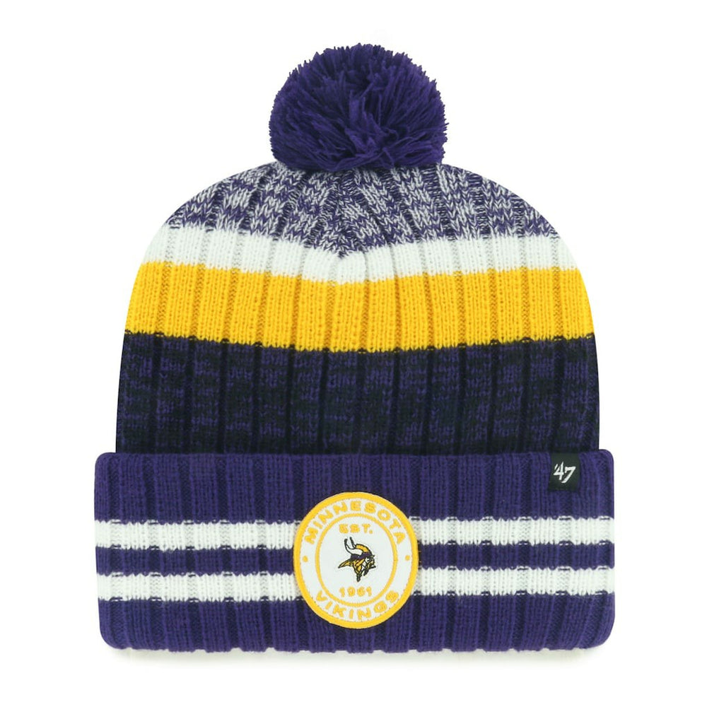 Minnesota Vikings '47 Quiver Cuffed Knit Hat with Pom