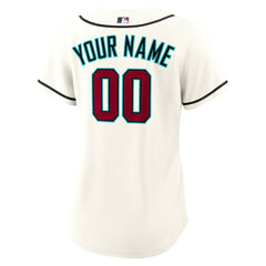 Arizona Diamondbacks Nike Women's Home Custom Replica 2.0 Jersey - Cream Jerseys