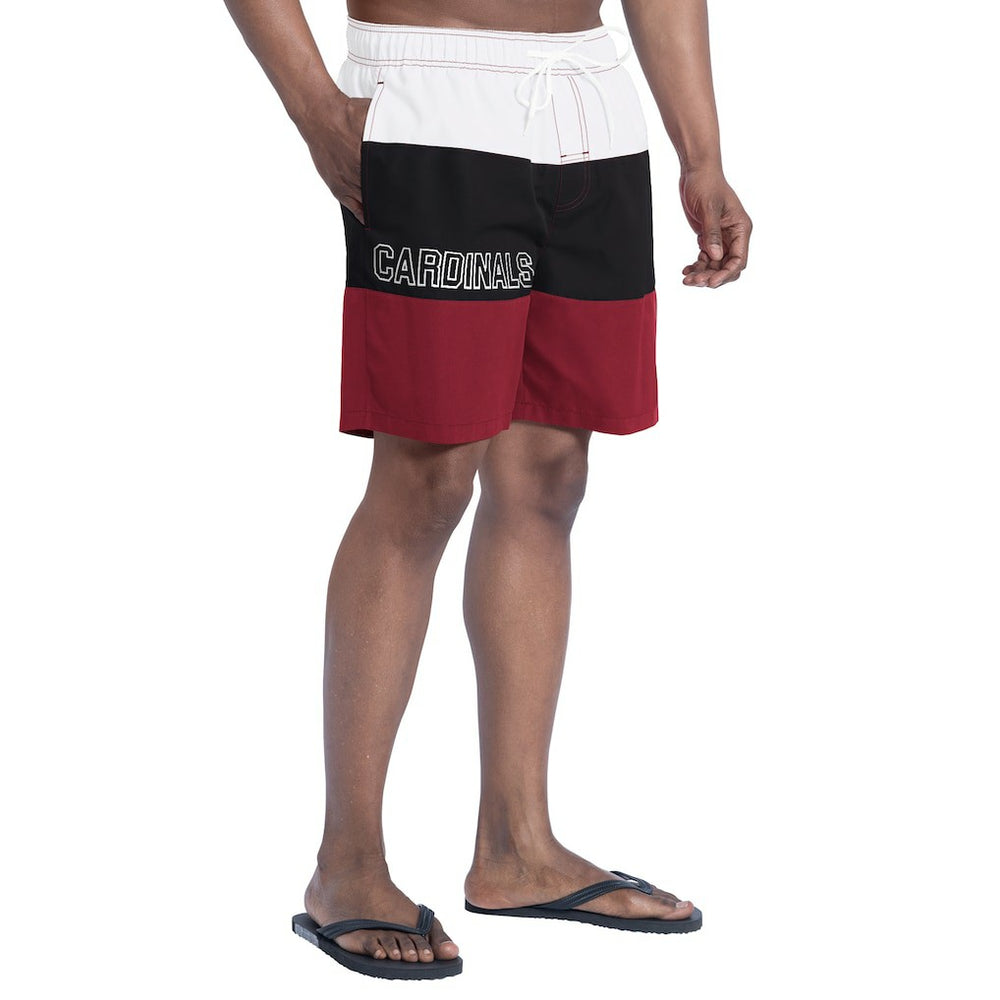 Arizona Cardinals G-III Sports by Carl Banks Sunrise Volley Swim Shorts Cardinal/Black