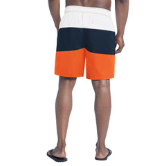 Denver Broncos G-III Sports by Carl Banks Sunrise Volley Swim Shorts Orange/Navy