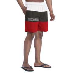 Tampa Bay Buccaneers G-III Sports by Carl Banks Sunrise Volley Swim Shorts Red/Pewter