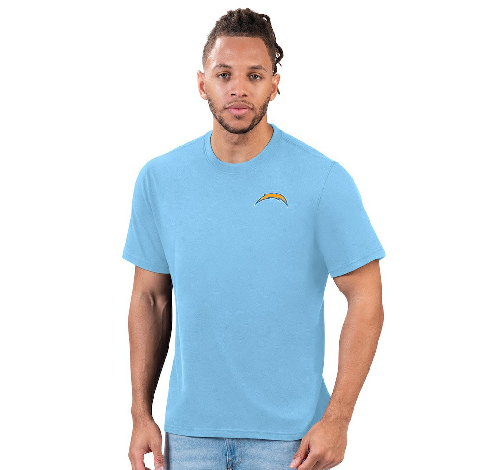 Los Angeles Chargers Margaritaville Wastin' Away T-Shirt Light Blue