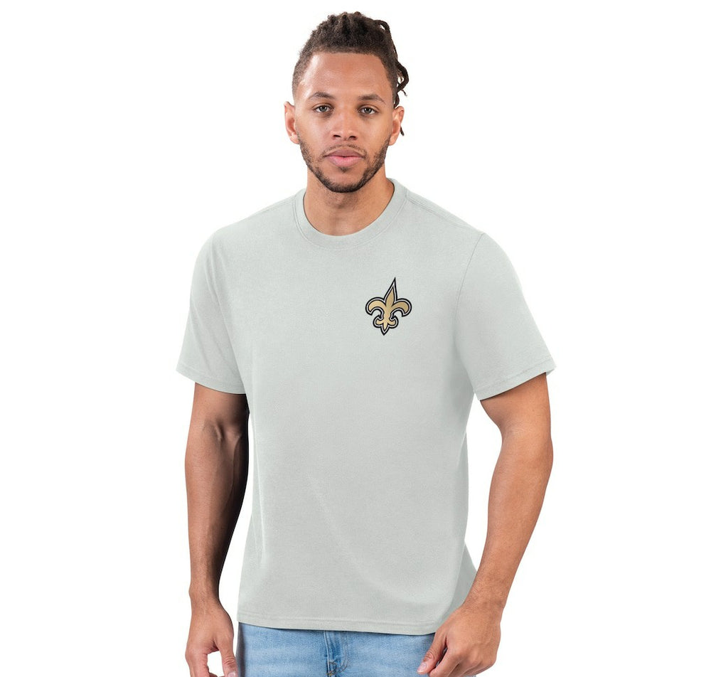 New Orleans Saints Margaritaville Wastin' Away T-Shirt Gray