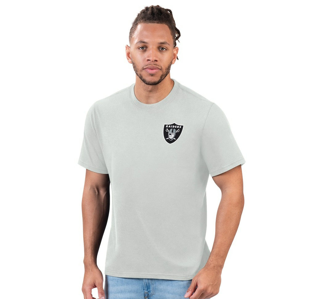 Las Vegas Raiders Margaritaville Wastin' Away T-Shirt Gray