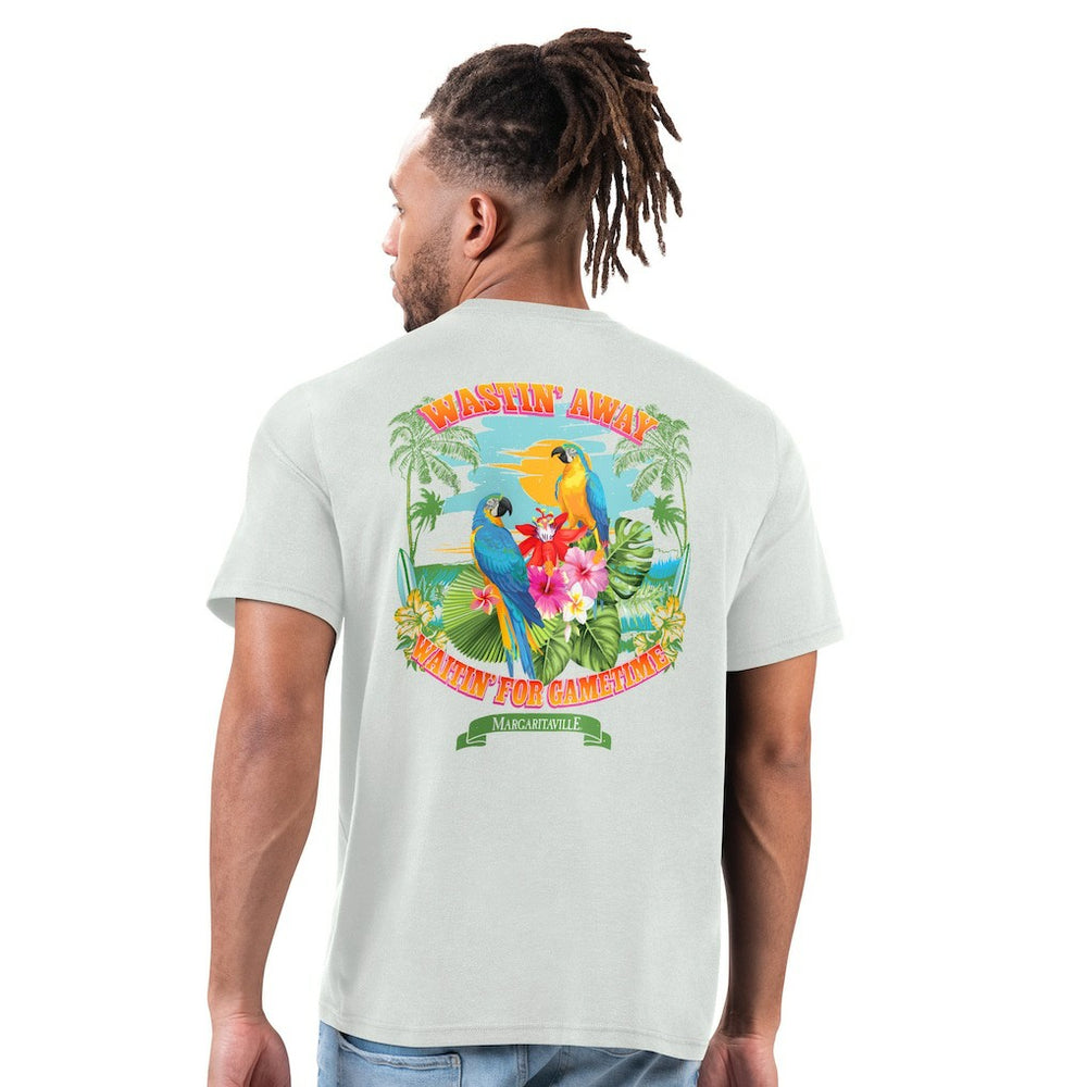 Baltimore Ravens Margaritaville Wastin' Away T-Shirt Gray