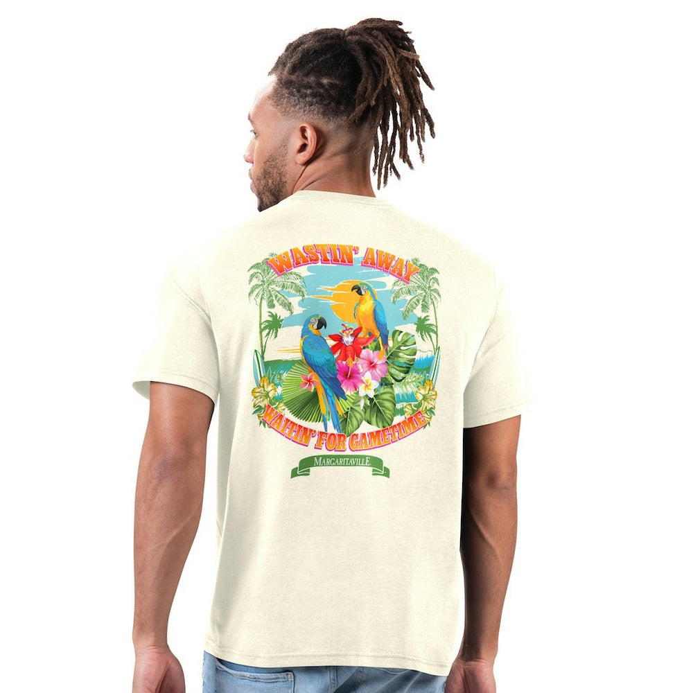 Kansas City Chiefs Margaritaville Wastin' Away T-Shirt Cream