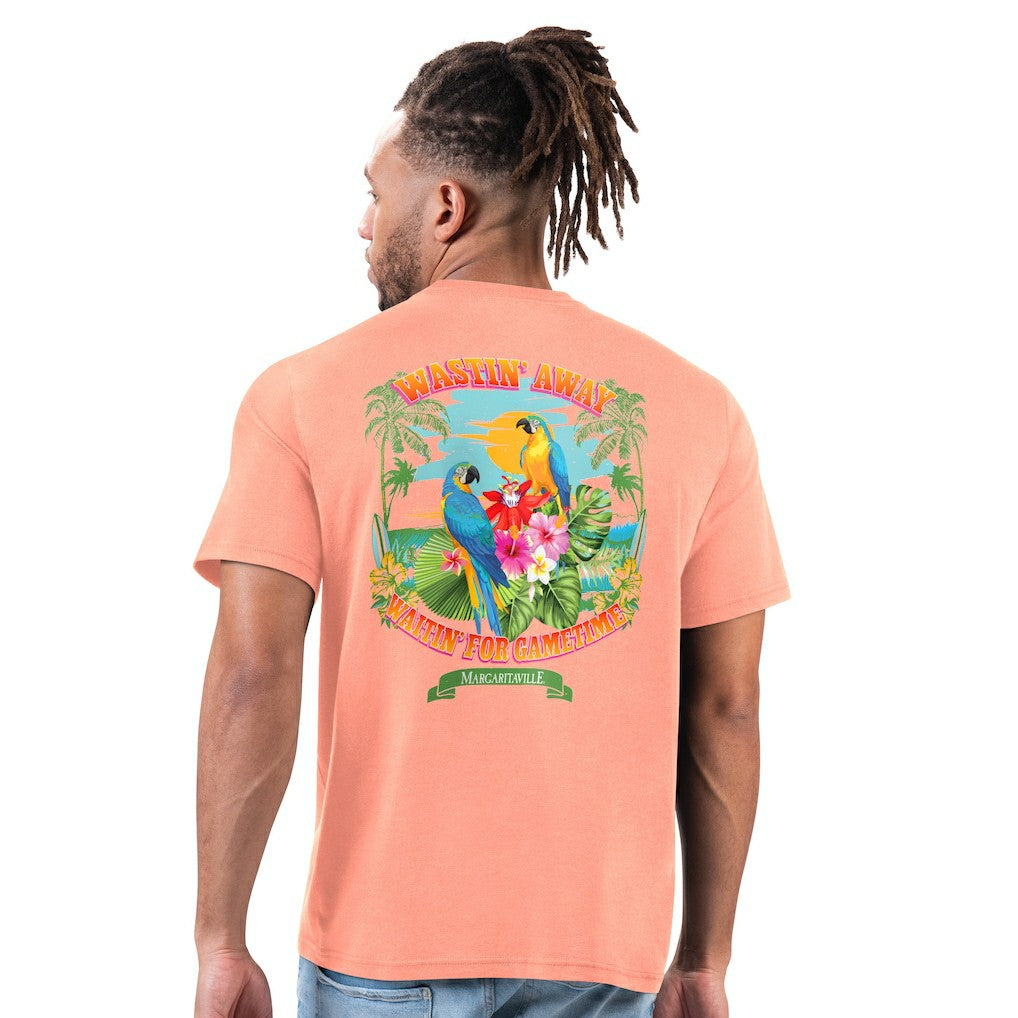 Cleveland Browns Margaritaville Wastin' Away T-Shirt Orange