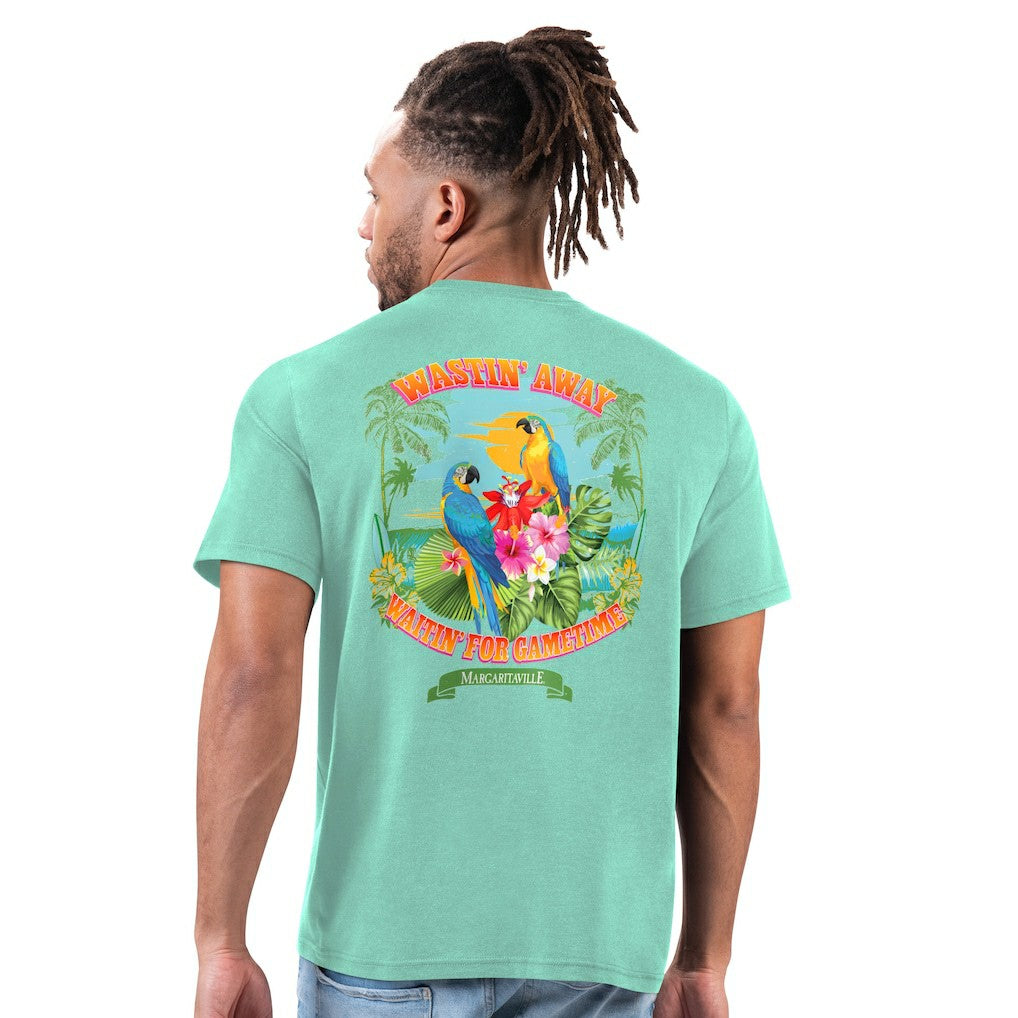 Green Bay Packers Margaritaville Wastin' Away T-Shirt Mint