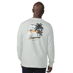 Las Vegas Raiders Margaritaville It's Five O'Clock Somewhere Long Sleeve T-Shirt Gray