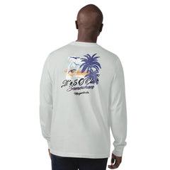 Baltimore Ravens Margaritaville It's Five O'Clock Somewhere Long Sleeve T-Shirt Gray