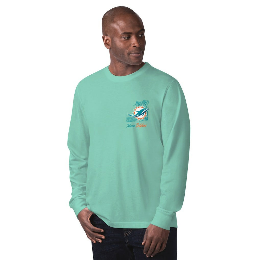 Miami Dolphins Margaritaville It's Five O'Clock Somewhere Long Sleeve T-Shirt Mint