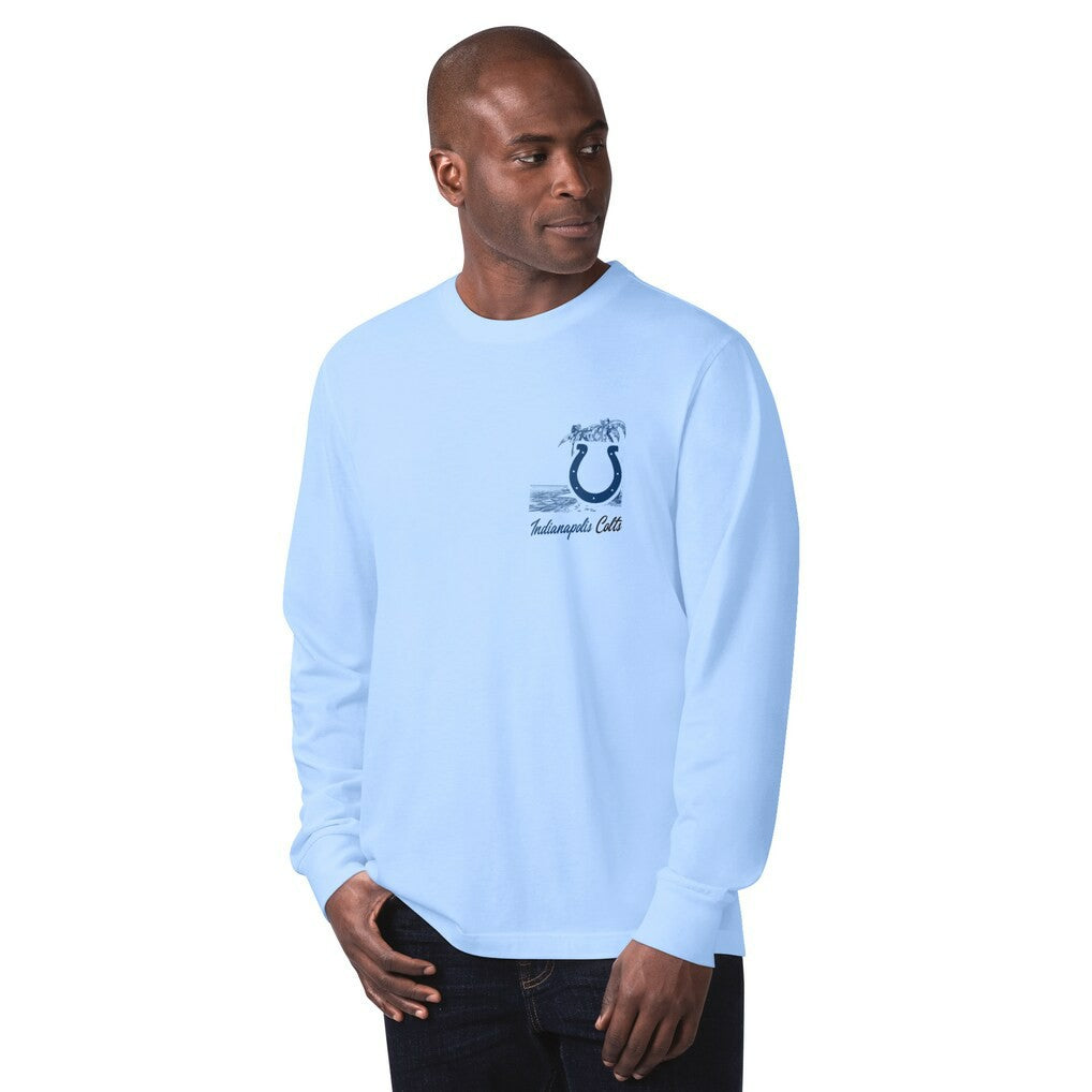 Indianapolis Colts Margaritaville It's Five O'Clock Somewhere Long Sleeve T-Shirt Light Blue