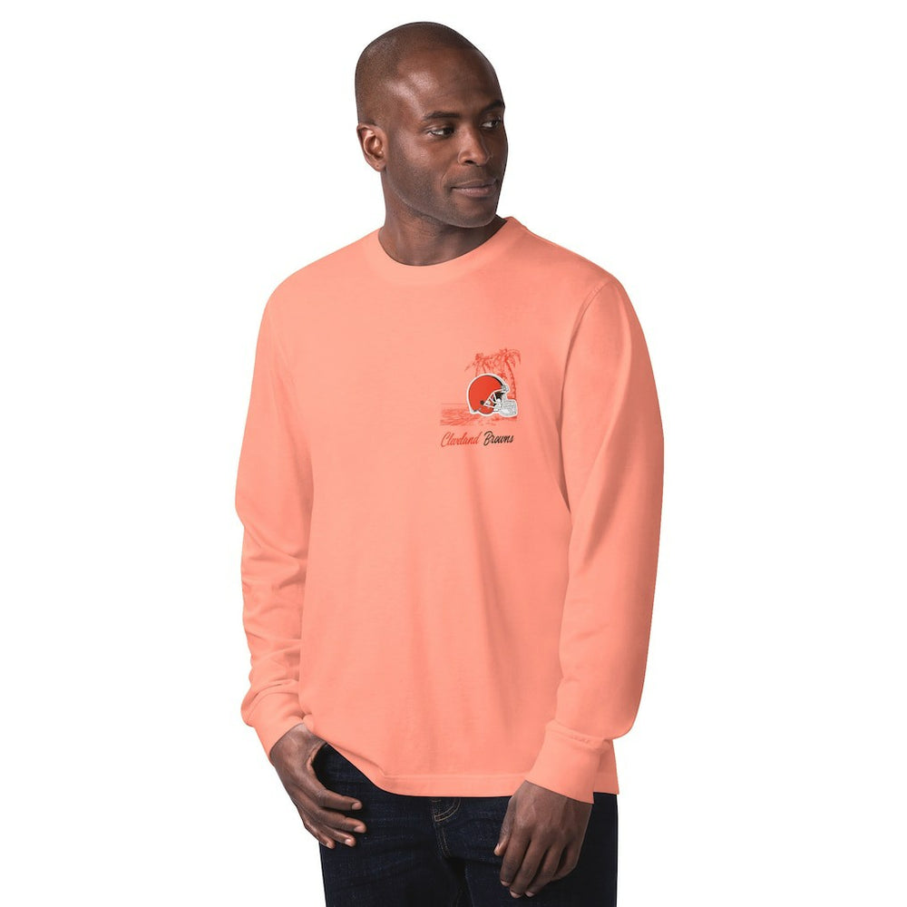 Cleveland Browns Margaritaville It's Five O'Clock Somewhere Long Sleeve T-Shirt Orange