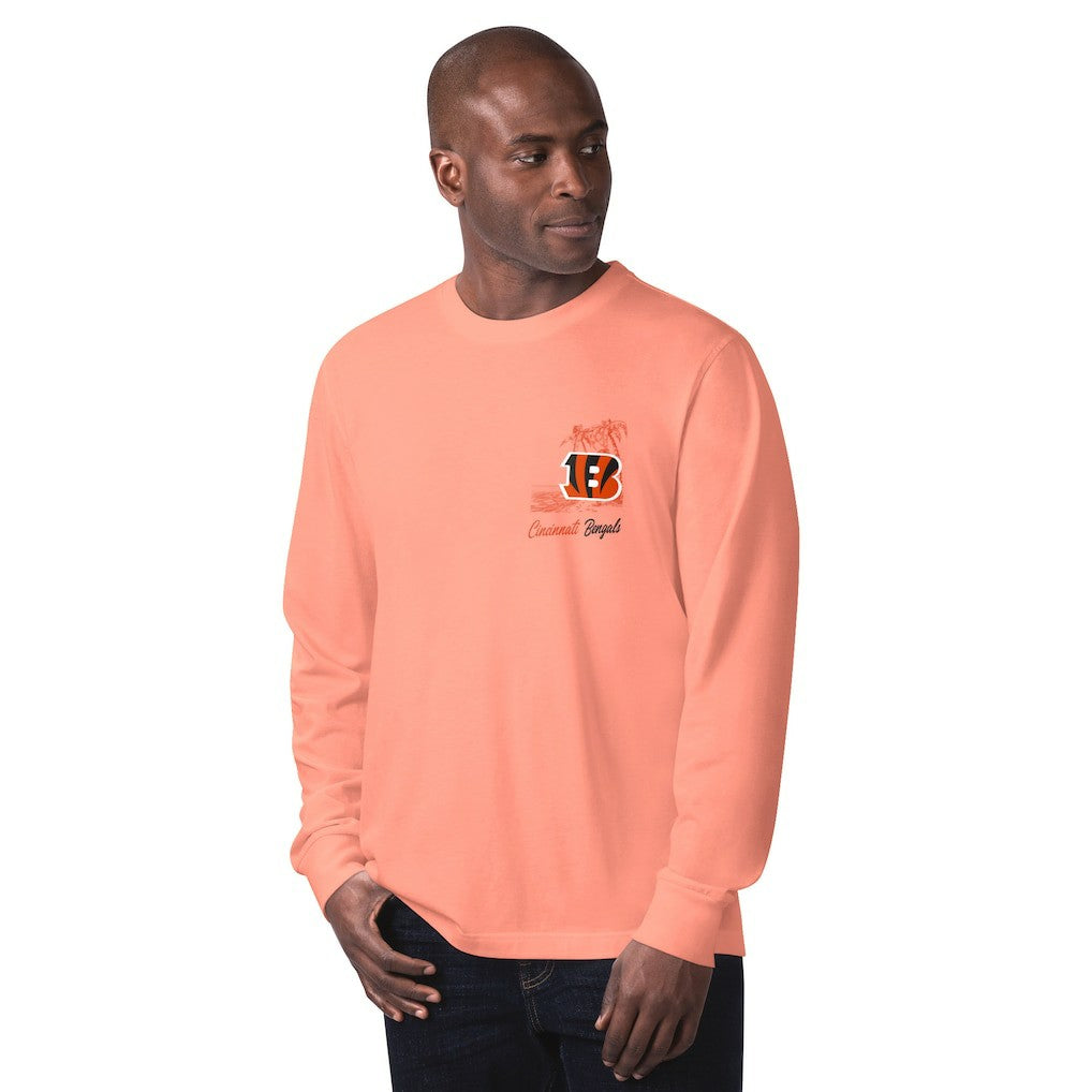 Cincinnati Bengals Margaritaville It's Five O'Clock Somewhere Long Sleeve T-Shirt Orange