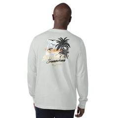 New Orleans Saints Margaritaville It's Five O'Clock Somewhere Long Sleeve T-Shirt Gray