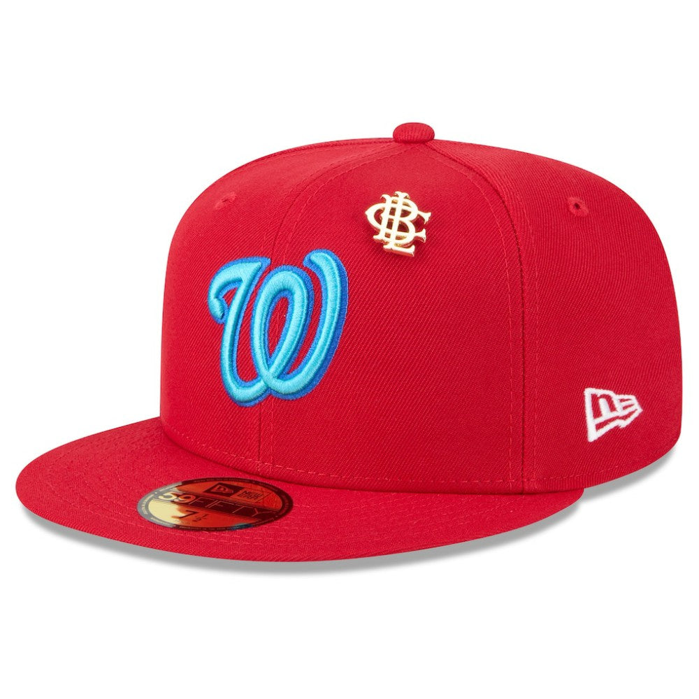 Washington Nationals New Era 2025 Big League Chew 59FIFTY Fitted Hat - Red Hats