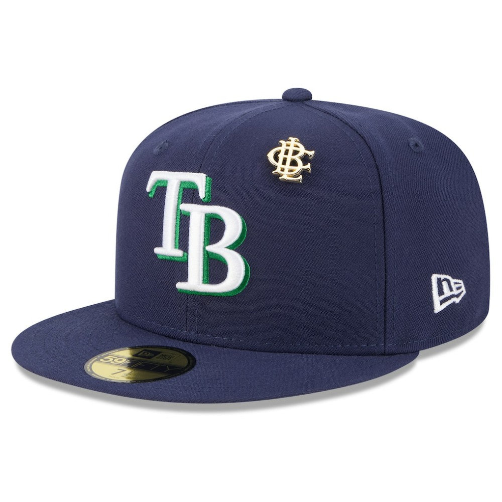 Tampa Bay Rays New Era 2025 Big League Chew 59FIFTY Fitted Hat - Navy Hats