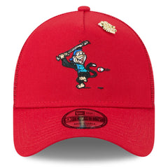 Los Angeles Angels New Era 2025 Big League Chew A-Frame 9FORTY Adjustable Trucker Hat - Red Hats