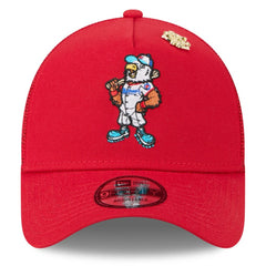 Washington Nationals New Era 2025 Big League Chew A-Frame 9FORTY Adjustable Trucker Hat - Red Hats