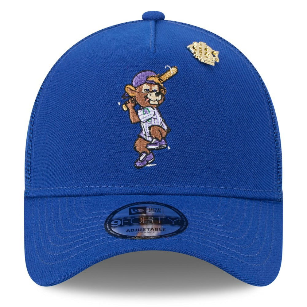 Chicago Cubs New Era 2025 Big League Chew A-Frame 9FORTY Adjustable Trucker Hat - Royal Hats
