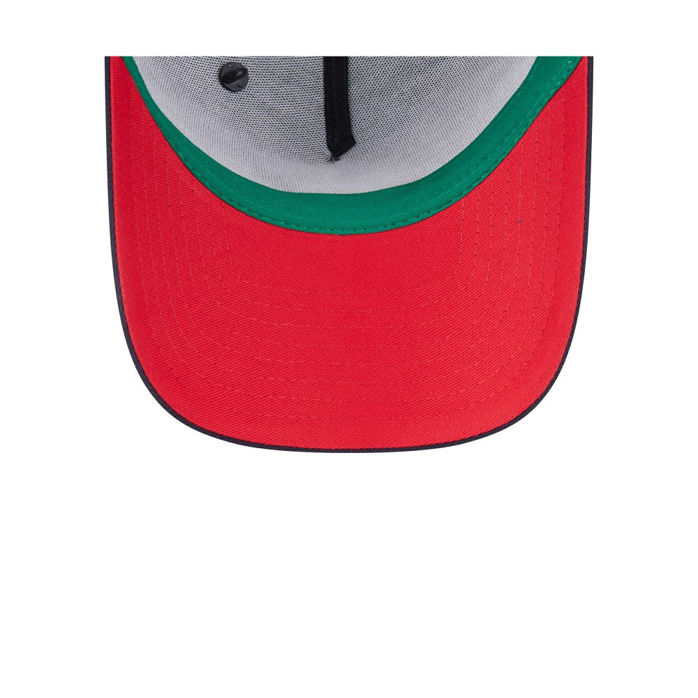 Cleveland Guardians New Era 2025 Big League Chew A-Frame 9FORTY Adjustable Trucker Hat - Navy Hats
