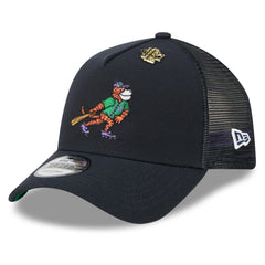 Detroit Tigers New Era 2025 Big League Chew A-Frame 9FORTY Adjustable Trucker Hat - Navy Hats