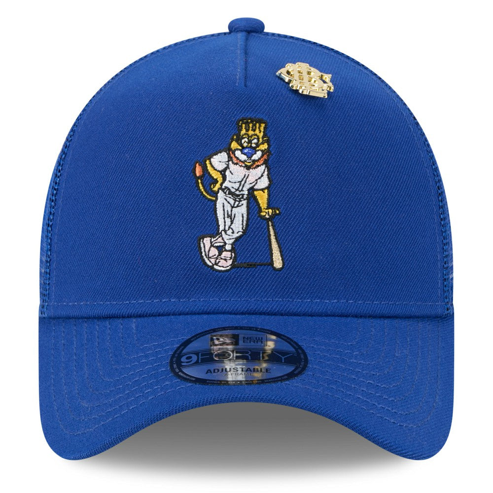 Kansas City Royals New Era 2025 Big League Chew A-Frame 9FORTY Adjustable Trucker Hat - Royal Hats