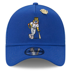 Kansas City Royals New Era 2025 Big League Chew A-Frame 9FORTY Adjustable Trucker Hat - Royal Hats