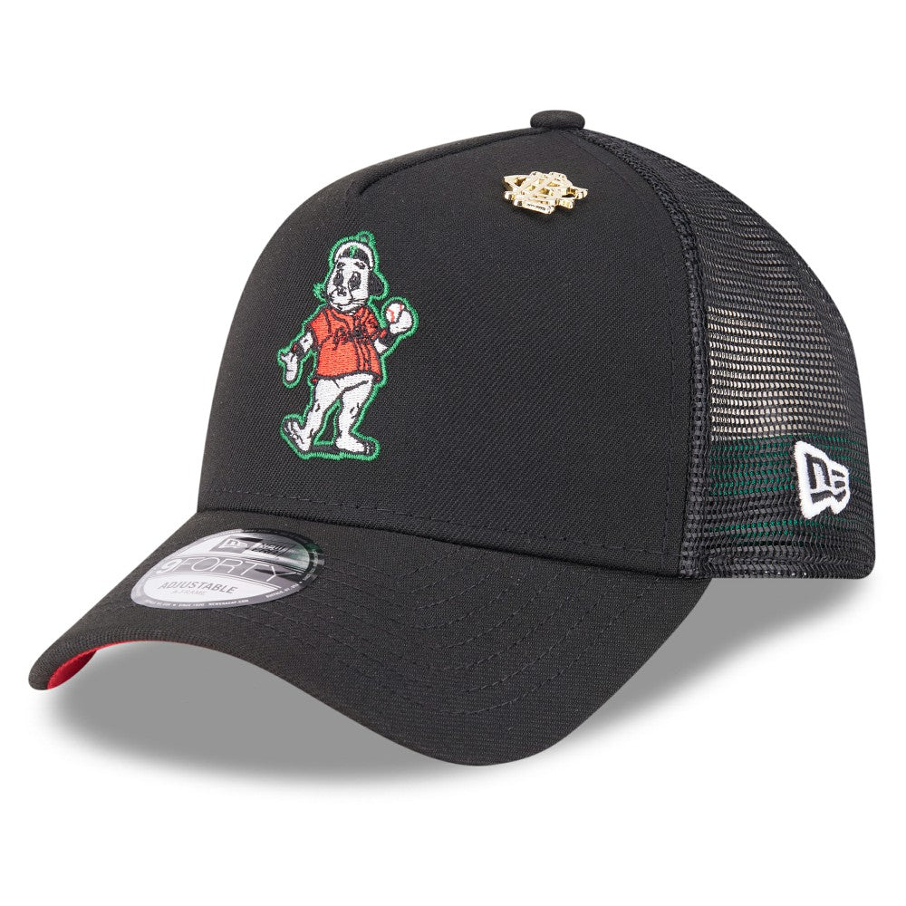 San Francisco Giants New Era 2025 Big League Chew A-Frame 9FORTY Adjustable Trucker Hat - Black Hats