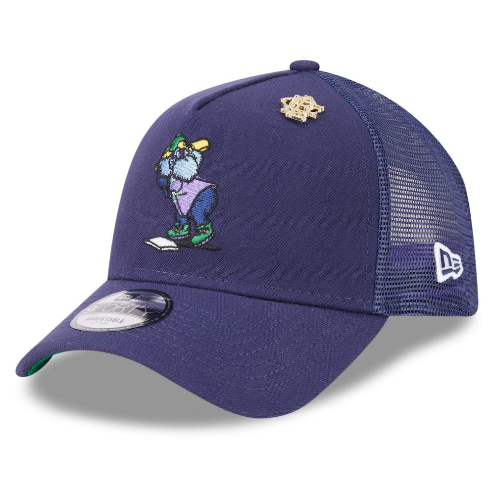 Tampa Bay Rays New Era 2025 Big League Chew A-Frame 9FORTY Adjustable Trucker Hat - Navy Hats