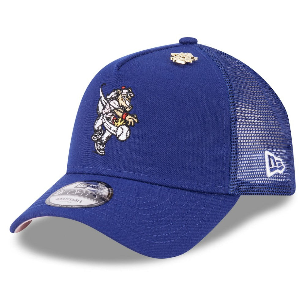 Texas Rangers New Era 2025 Big League Chew A-Frame 9FORTY Adjustable Trucker Hat - Royal Hats
