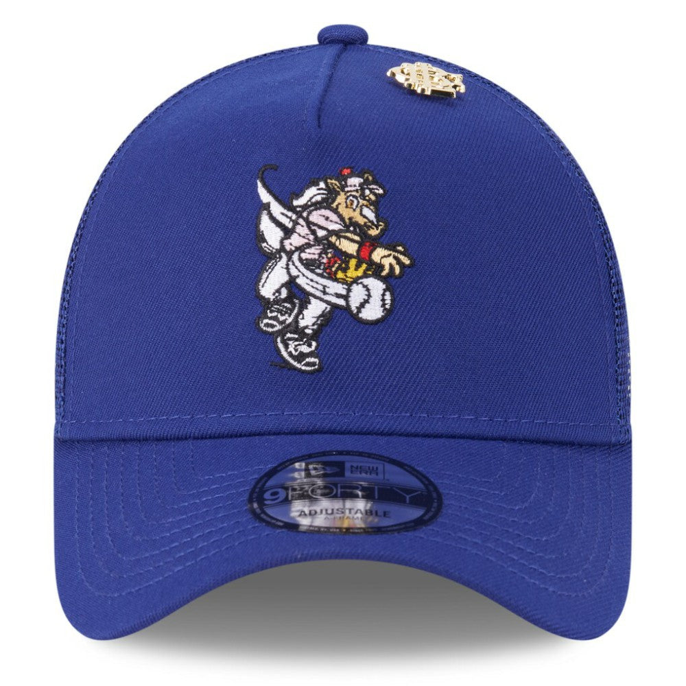 Texas Rangers New Era 2025 Big League Chew A-Frame 9FORTY Adjustable Trucker Hat - Royal Hats