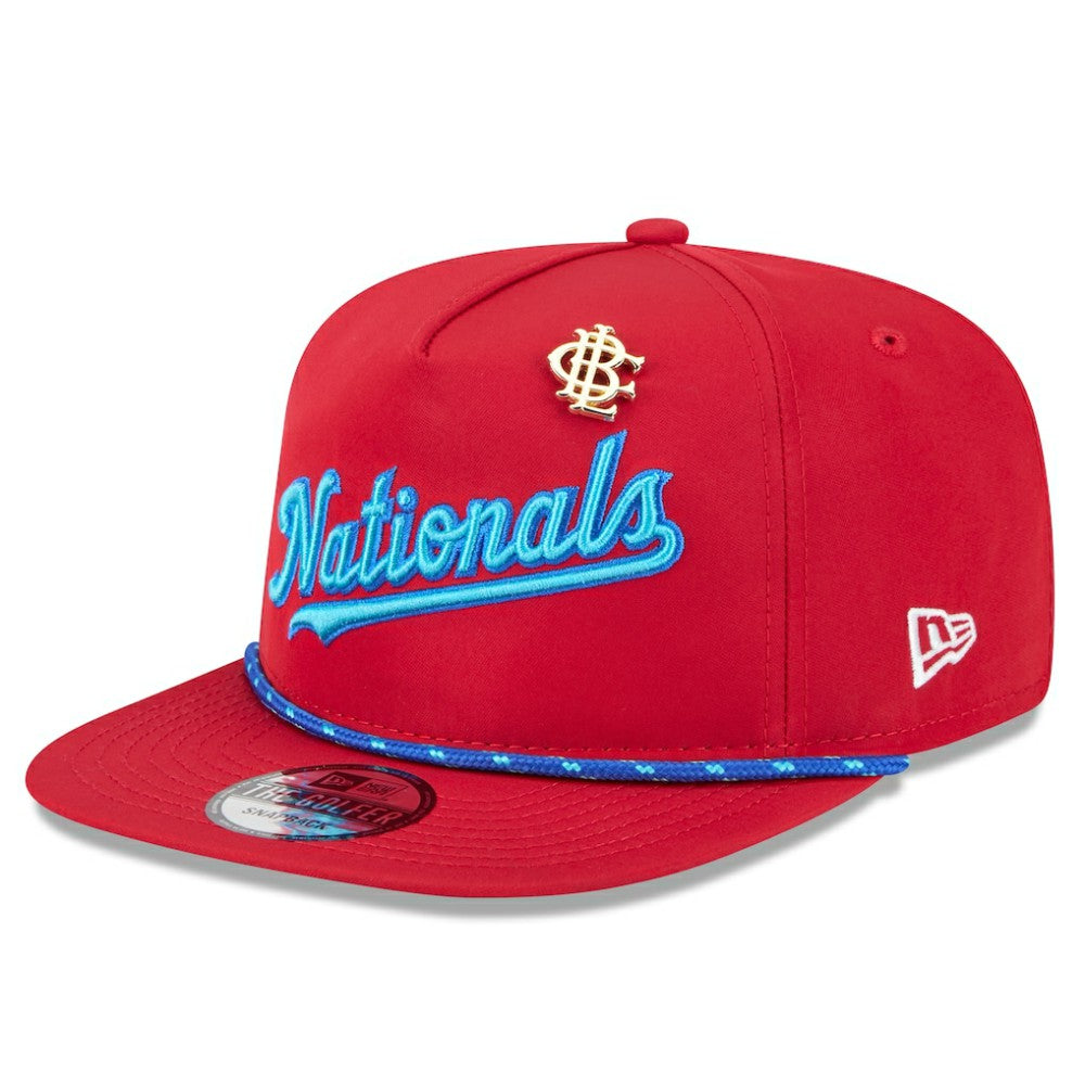 Washington Nationals New Era 2025 Big League Chew Golfer Snapback Hat - Red Hats