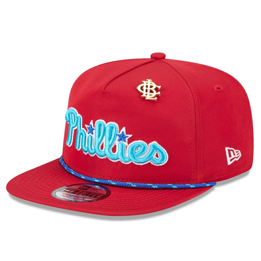 Philadelphia Phillies New Era 2025 Big League Chew Golfer Snapback Hat - Red Hats