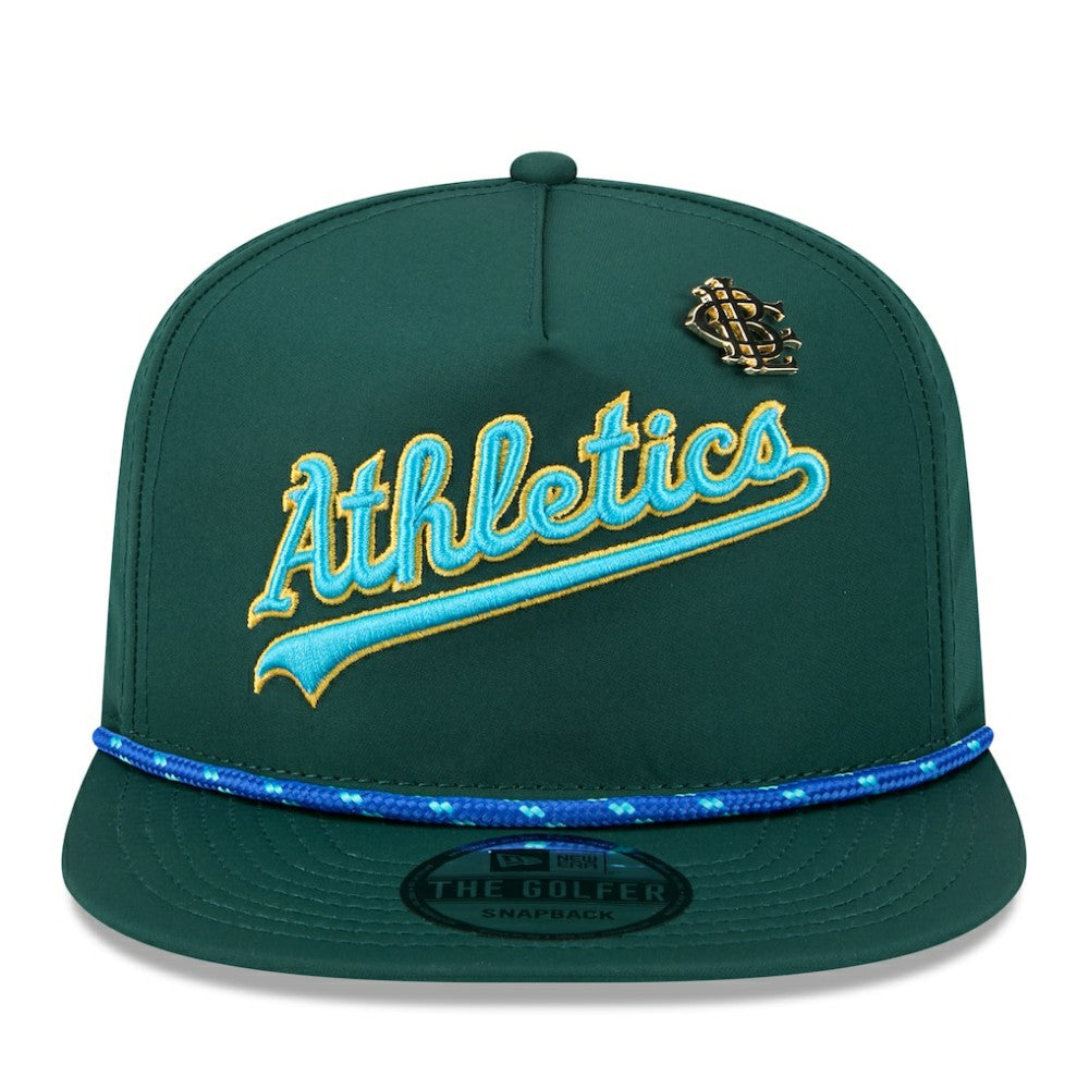 Athletics New Era 2025 Big League Chew Golfer Snapback Hat - Green Hats