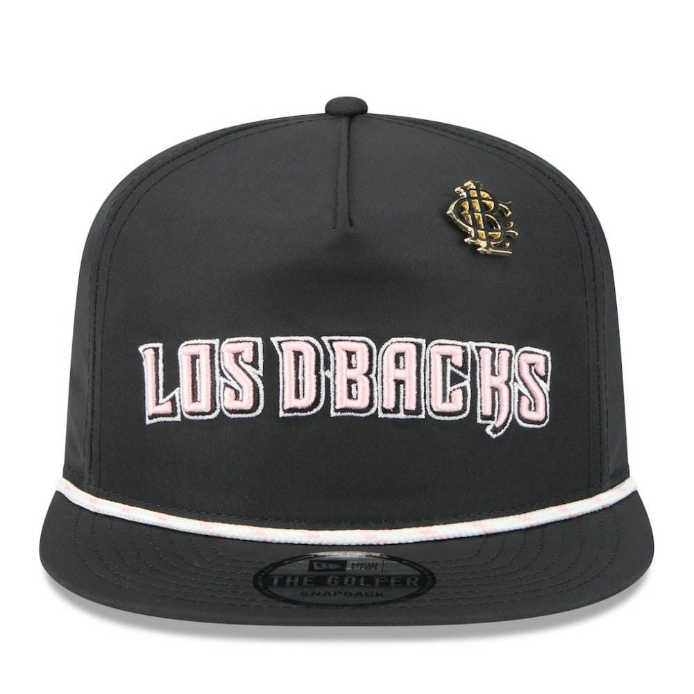 Arizona Diamondbacks New Era 2025 Big League Chew Golfer Snapback Hat - Black Hats
