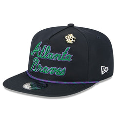 Atlanta Braves New Era 2025 Big League Chew Golfer Snapback Hat - Navy Hats