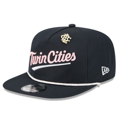 Minnesota Twins New Era 2025 Big League Chew Golfer Snapback Hat - Navy Hats