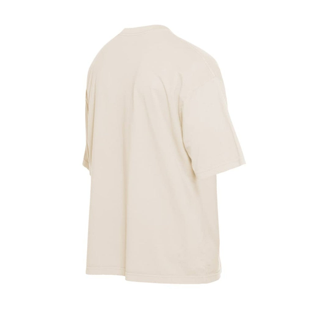 Tampa Bay Rays New Era Cooperstown Collection Oversized Throwback Distressed T-Shirt - Cream T-shirts