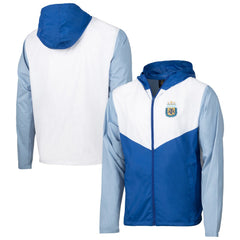 Argentina National Team Block Pro Full-Zip Windbreaker Jacket Royal