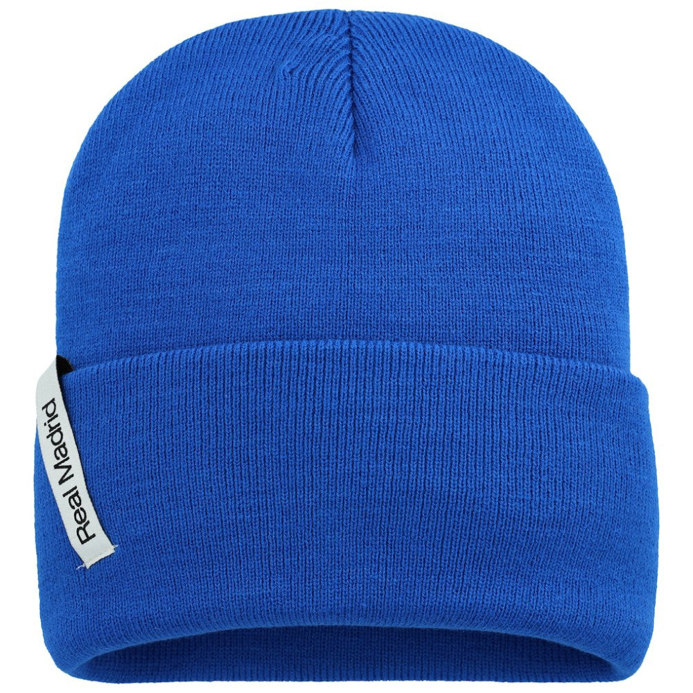 Real Madrid Sport Design Sweden Mountain Cuffed Knit Hat Royal sale